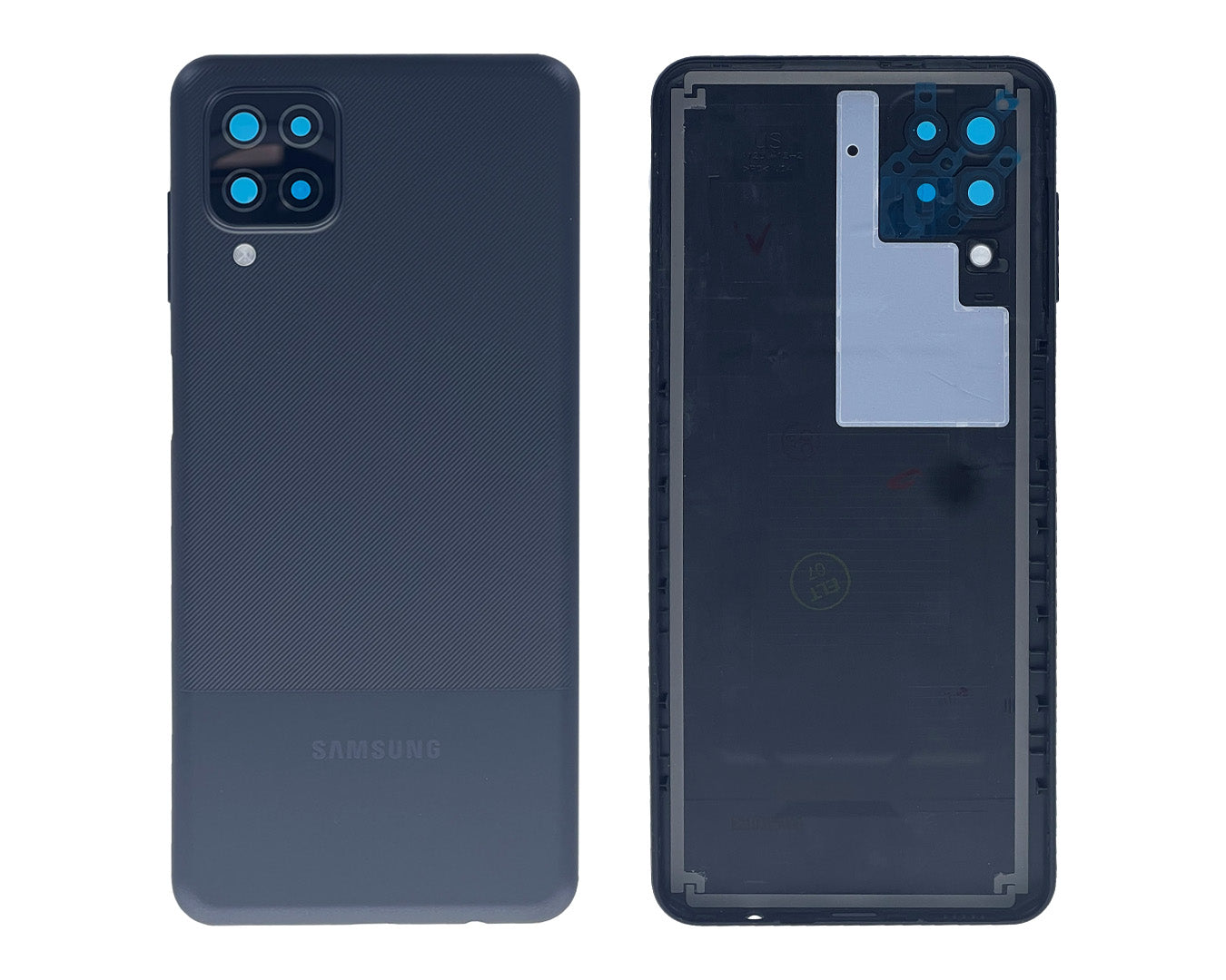 Coque arrière Samsung Galaxy A12 A125F avec objectif noir OEM