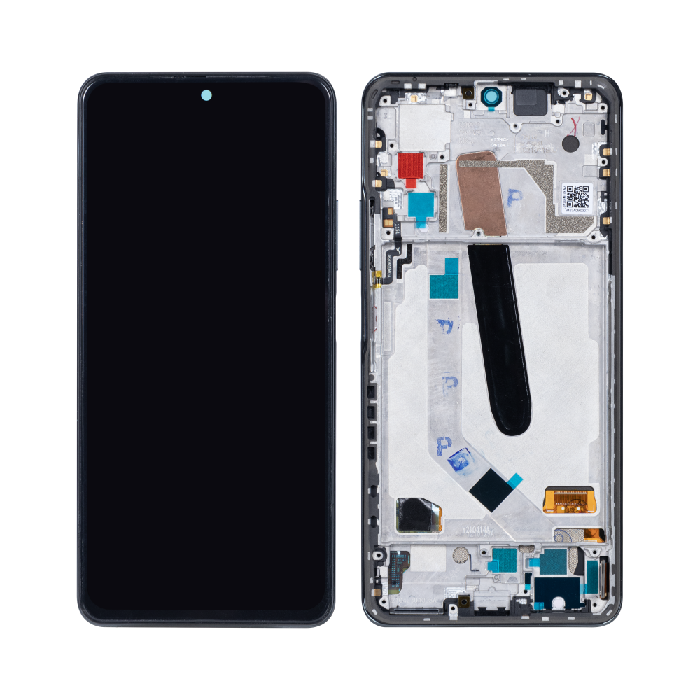 Xiaomi Mi 11x, Mi 11x Pro, Mi 11i Écran et numériseur avec cadre Cosmic Black OEM