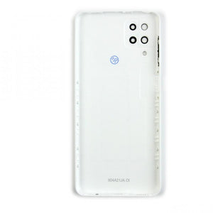 Coque arrière Samsung Galaxy A12 A125F avec objectif blanc OEM