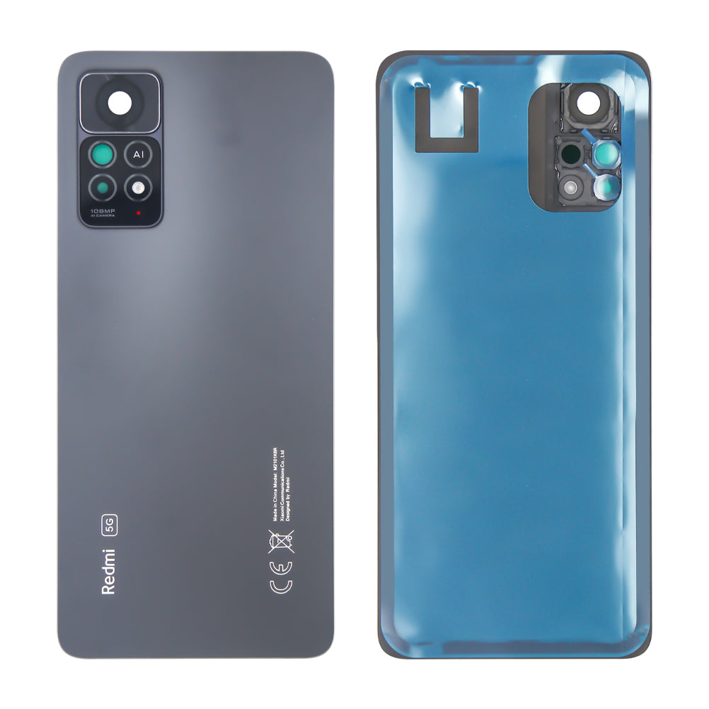Coque arrière Xiaomi Redmi Note 11 Pro 5G avec objectif gris graphite OEM