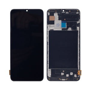 Écran et numériseur Samsung Galaxy A70 A705F avec cadre noir Soft-OLED