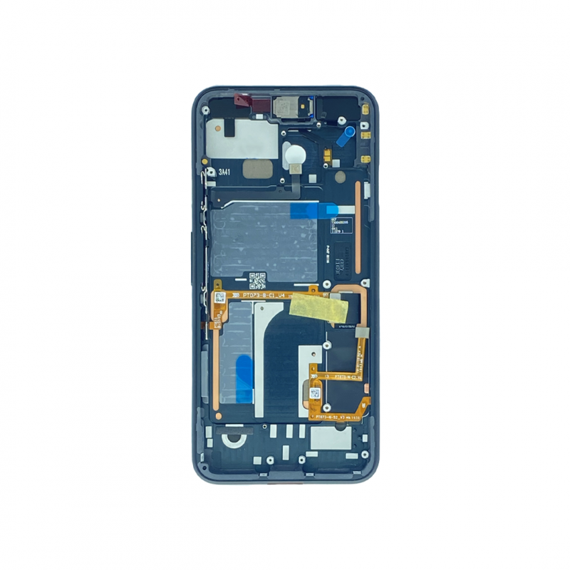 Écran et numériseur Google Pixel 4 avec cadre noir Soft-OLED