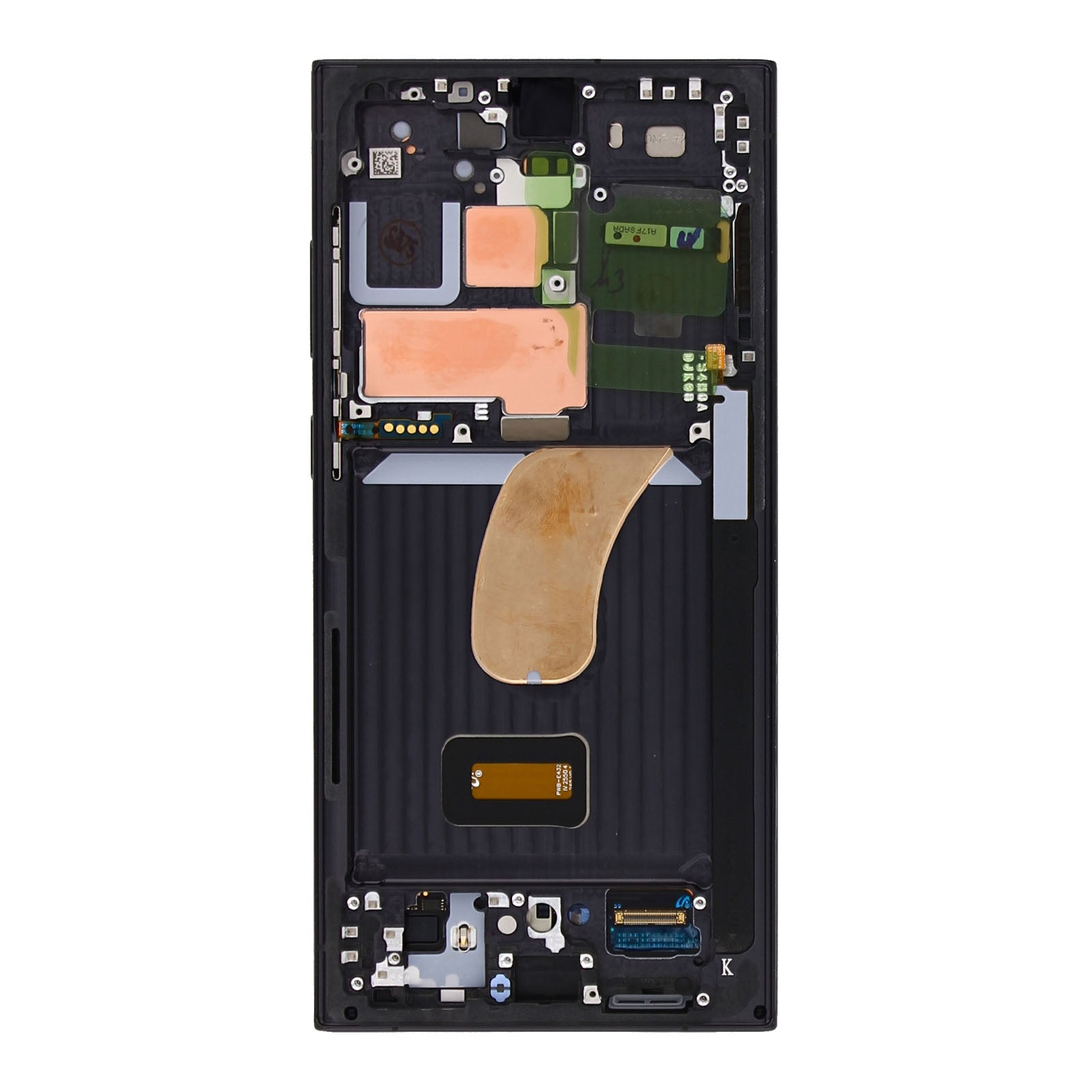 Samsung Galaxy S23 Ultra S918B Écran et numériseur avec cadre Phantom Black Service Pack