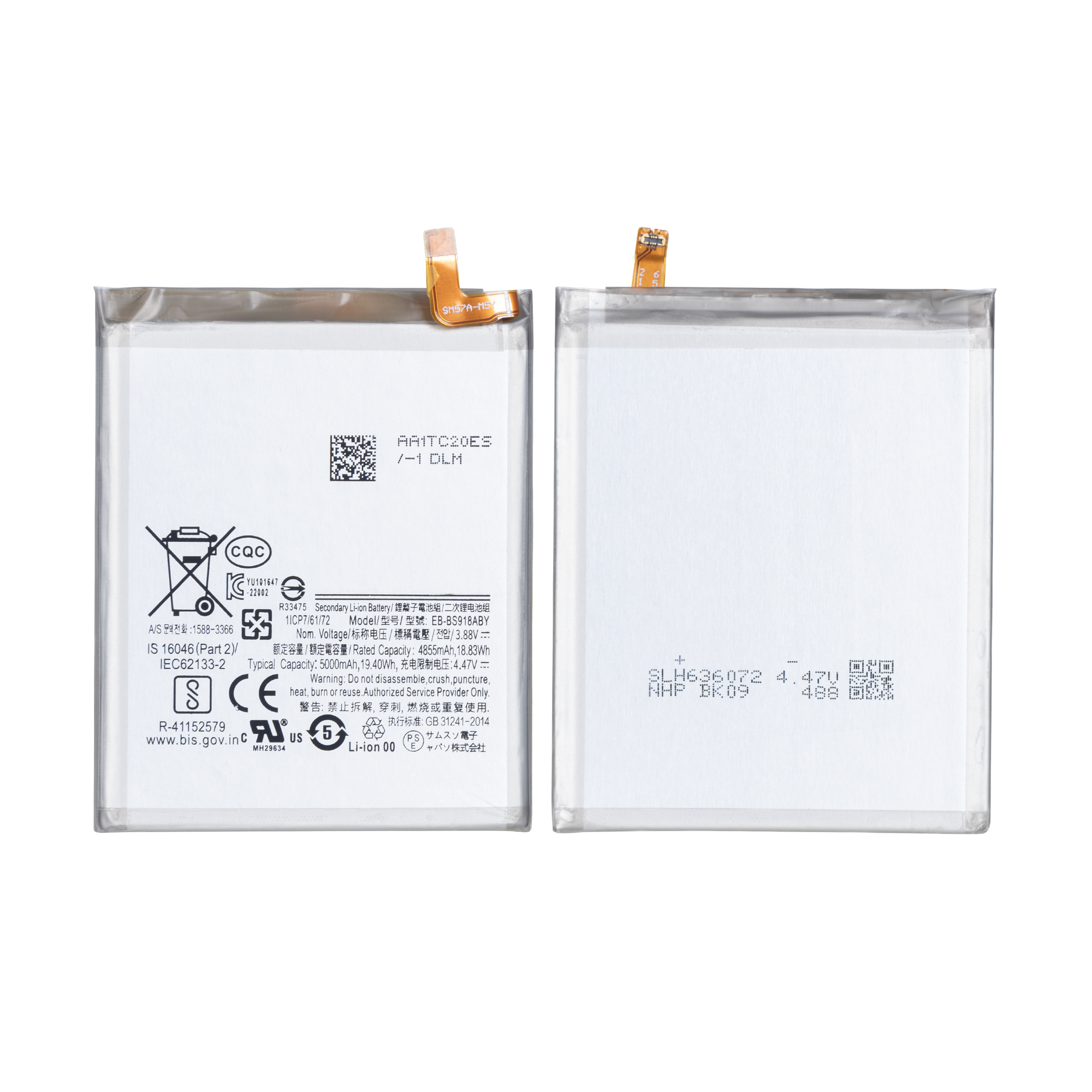 Batterie Samsung Galaxy S23 Ultra S918B EB-BS918ABY d'origine