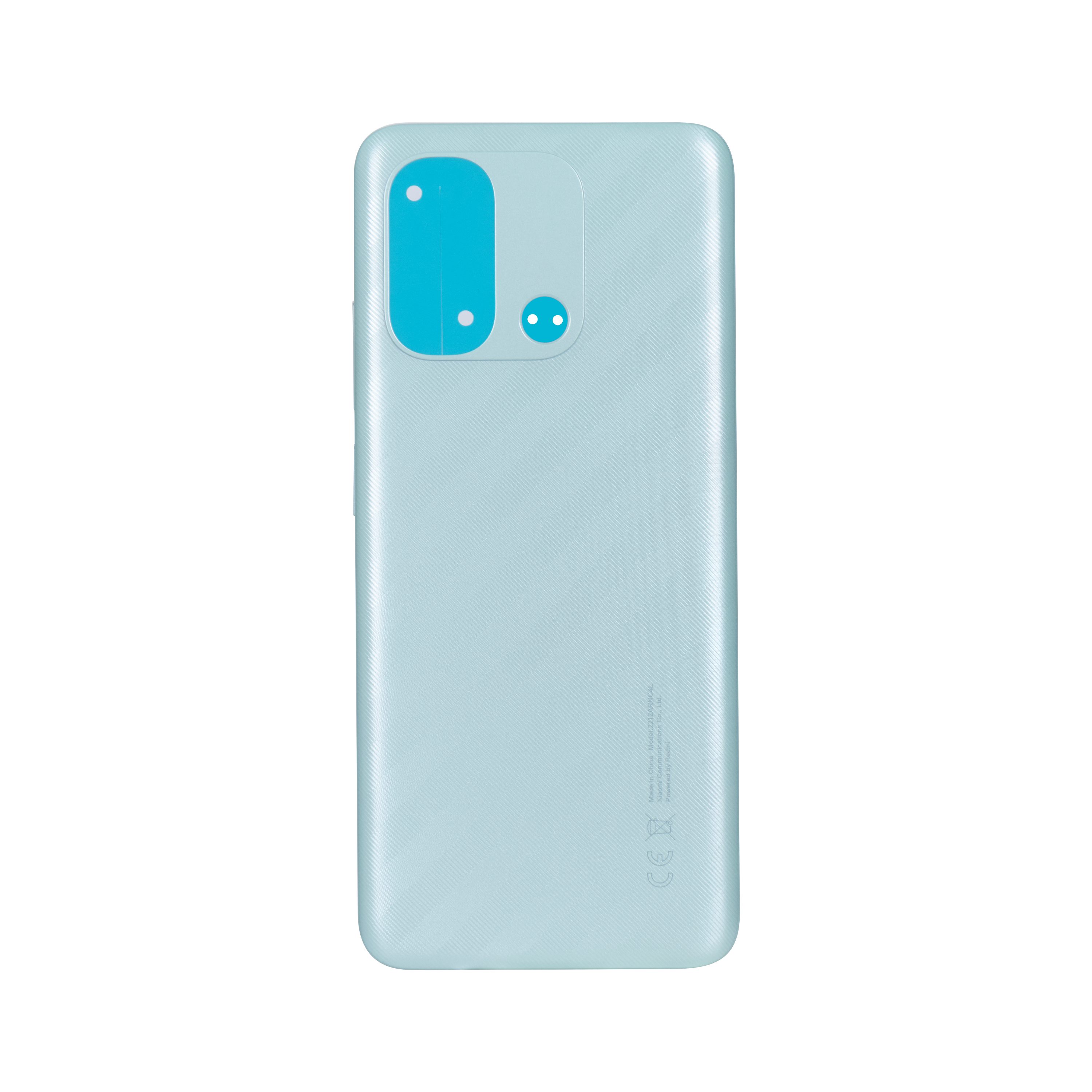 Coque arrière Xiaomi Redmi 12C sans objectif, vert menthe, OEM