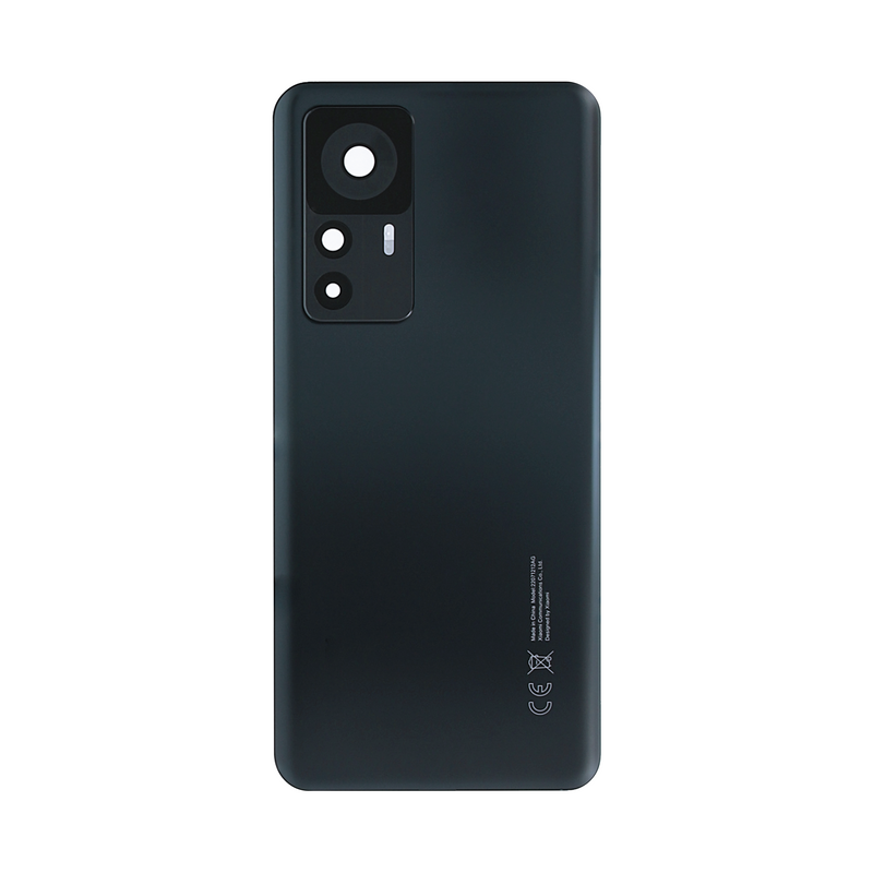 Coque arrière Xiaomi 12T 5G (22071212AG) avec objectif noir OEM