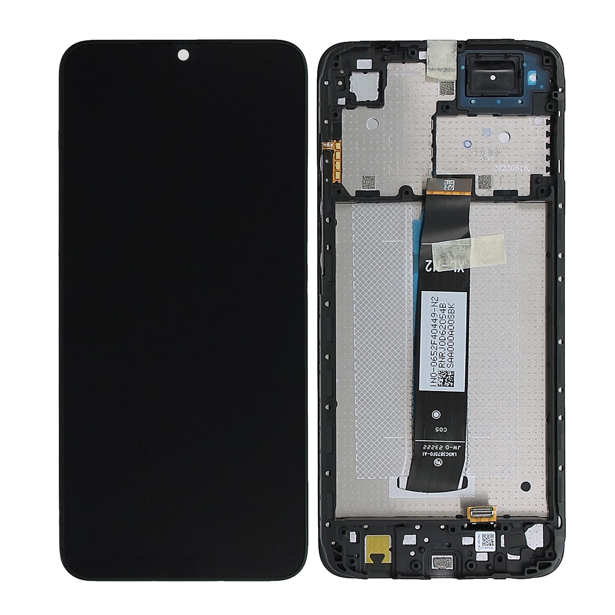 Xiaomi Redmi A2, A2 Plus Ecran et Digitizer Avec Cadre Noir OEM
