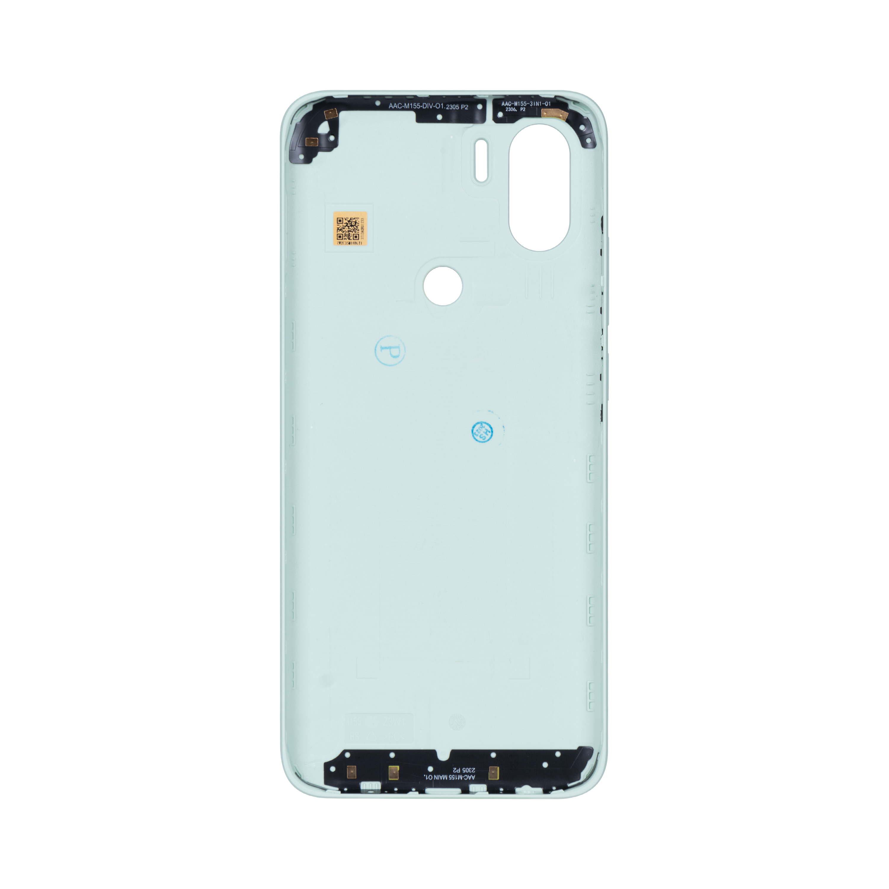 Coque arrière Xiaomi Redmi A2 sans objectif, vert océan, OEM