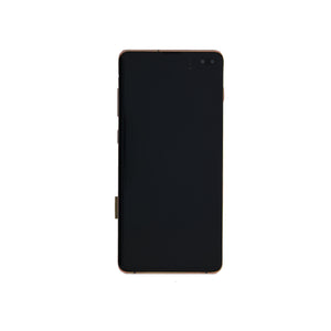 Samsung Galaxy S10 Plus G975F Écran et numériseur avec cadre blanc céramique Service Pack