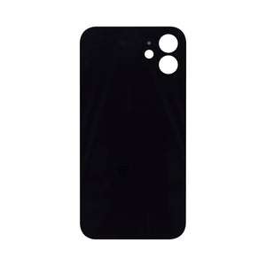 For Apple 12 Verre arrière, cadre de caméra agrandi Noir Compatible