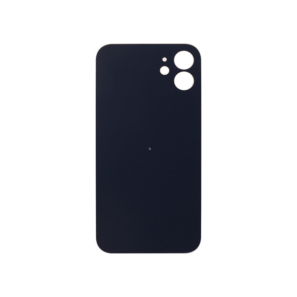 For Apple 12 Verre arrière, cadre de caméra agrandi Blanc Compatible