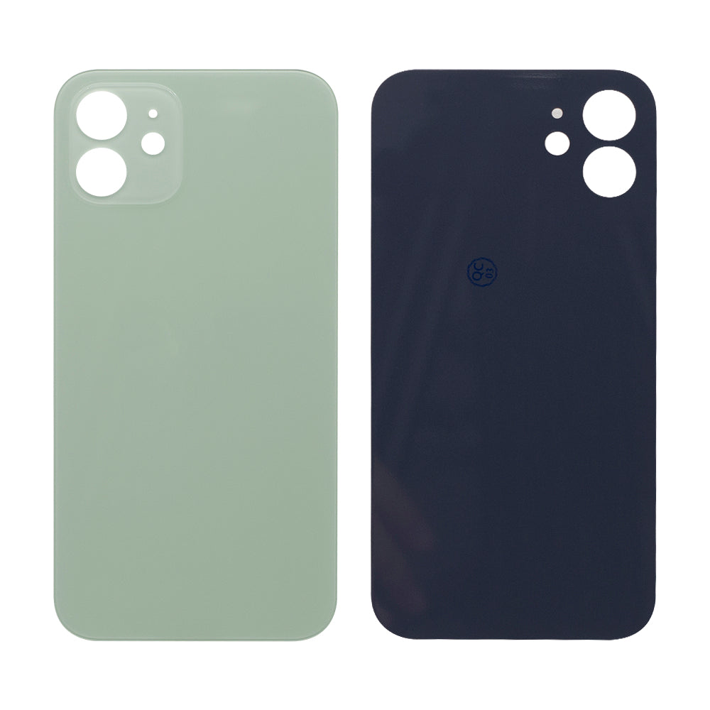 For Apple 12 Verre arrière, cadre de caméra agrandi Vert Compatible