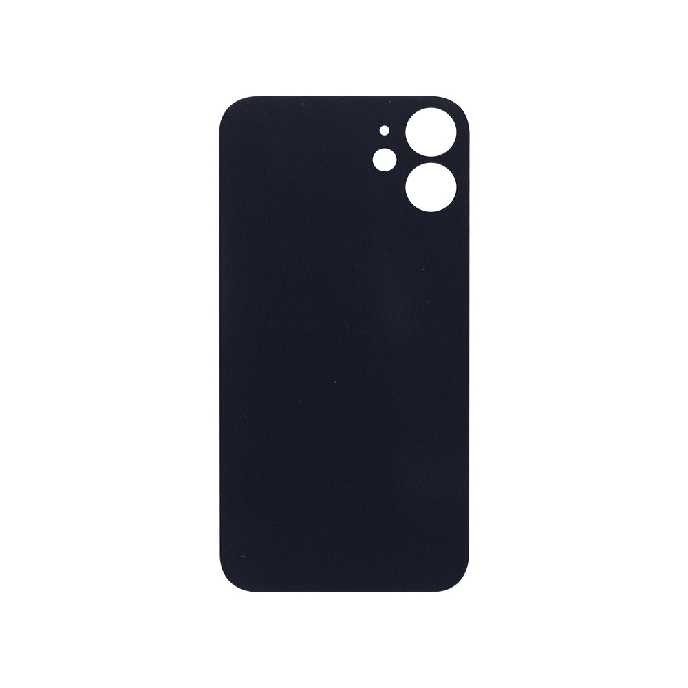 For Apple 12 Mini Verre arrière, cadre de caméra agrandi Noir Compatible