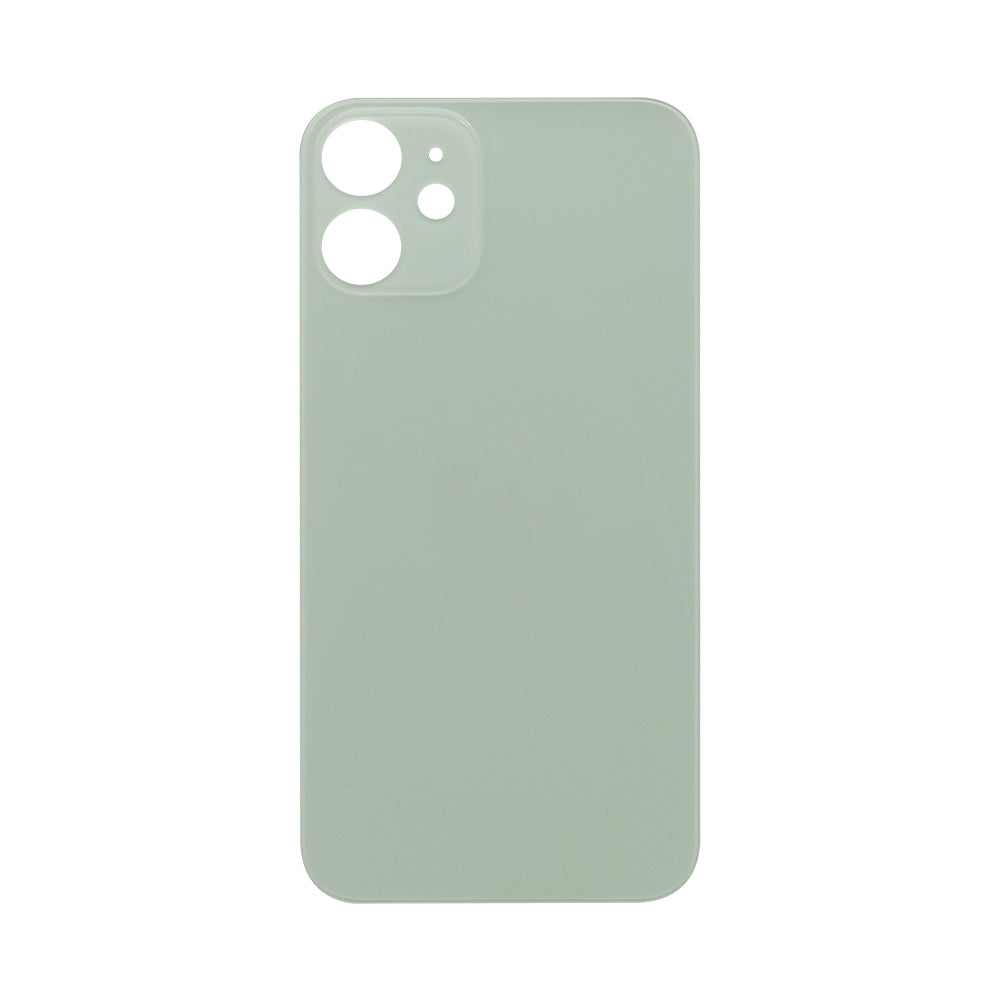 For Apple 12 Mini Verre arrière, cadre de caméra agrandi Vert Compatible