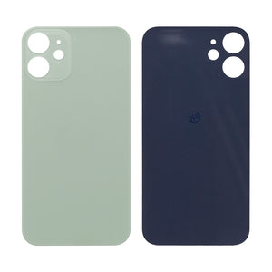 For Apple 12 Mini Verre arrière, cadre de caméra agrandi Vert Compatible