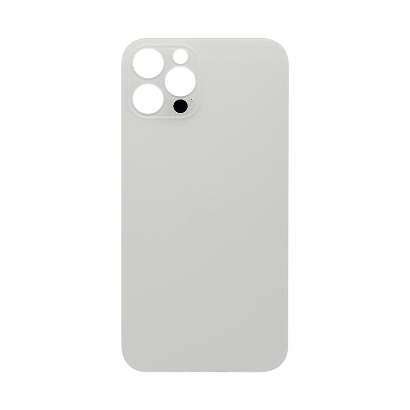 For Apple 12 Pro Verre arrière, cadre de caméra agrandi Argent Compatible