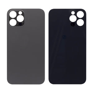 For Apple 12 Pro Verre arrière, cadre de caméra agrandi Graphite Compatible