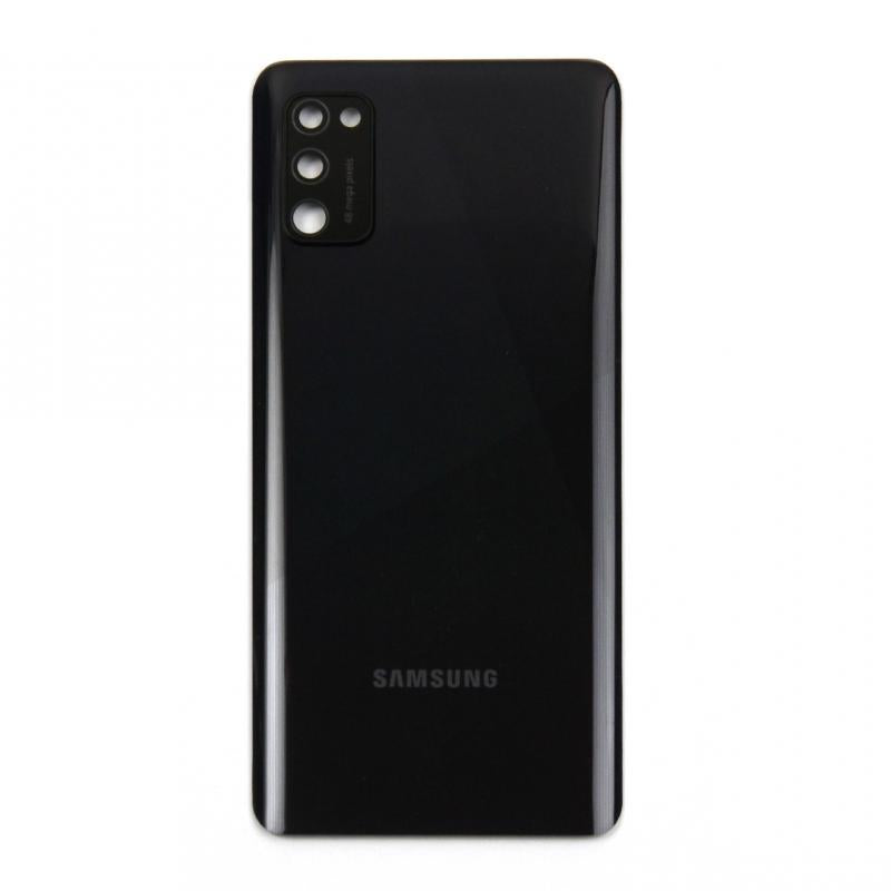 Coque arrière Samsung Galaxy A41 A415F avec prisme pour objectif, noir, OEM