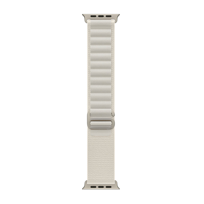 Bracelet en nylon Alpine Loop For Apple 42 mm, 44 mm, 45 mm, 49 mm  Boîte de vente au détail Starlight