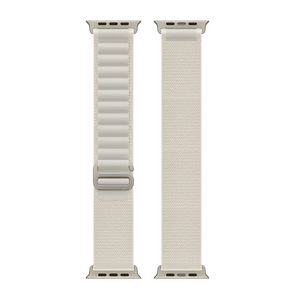 Bracelet en nylon Alpine Loop For Apple 42 mm, 44 mm, 45 mm, 49 mm  Boîte de vente au détail Starlight