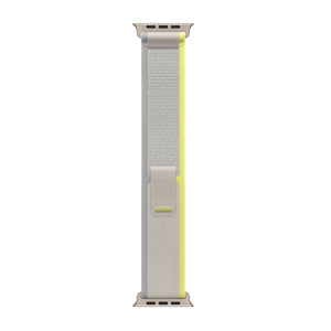 Bracelet en nylon Trail Loop For Apple 38 mm, 40 mm, 41 mm Jaune, Beige Boîte de vente au détail