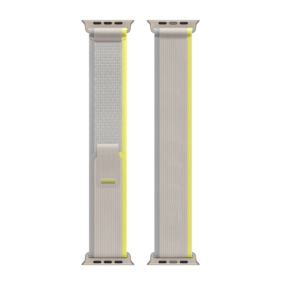 Bracelet en nylon Trail Loop For Apple 38 mm, 40 mm, 41 mm Jaune, Beige Boîte de vente au détail