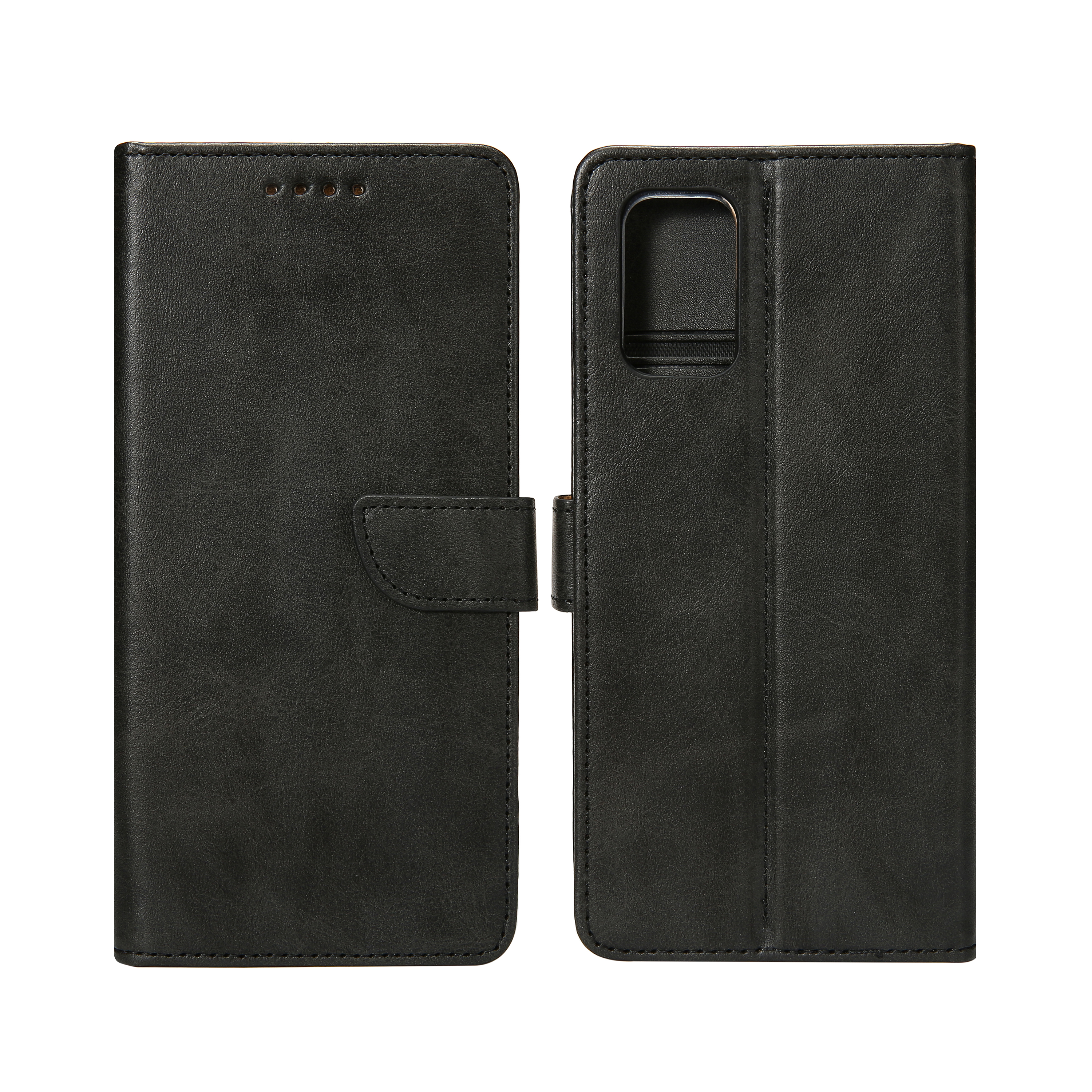 Rixus Bibliothèque pour Samsung Galaxy A51 4G, A51 5G Noir