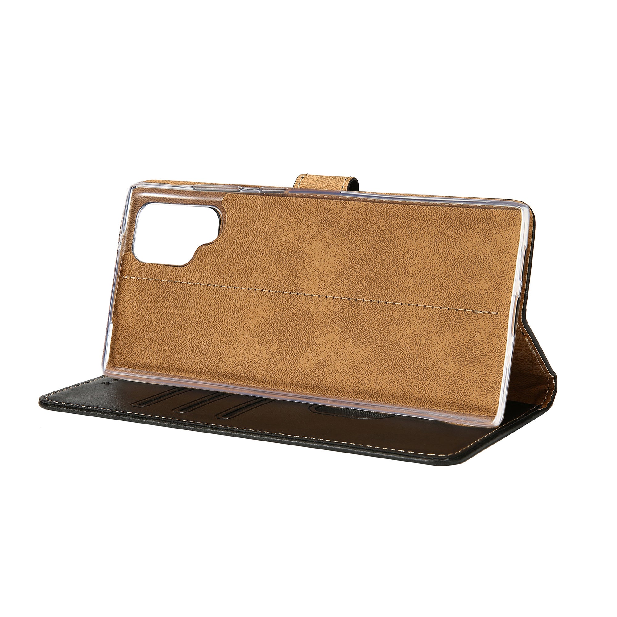 Rixus Bookcase pour Samsung Galaxy S24 Ultra 5G Noir
