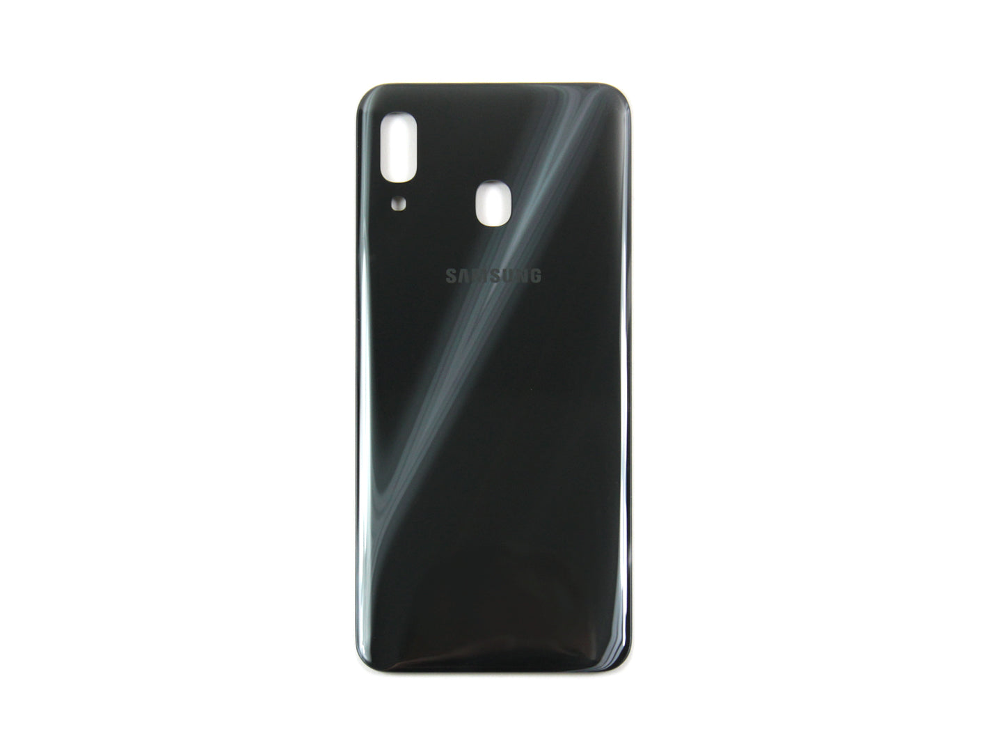 Coque arrière Samsung Galaxy A30 A305F sans objectif, noire, OEM