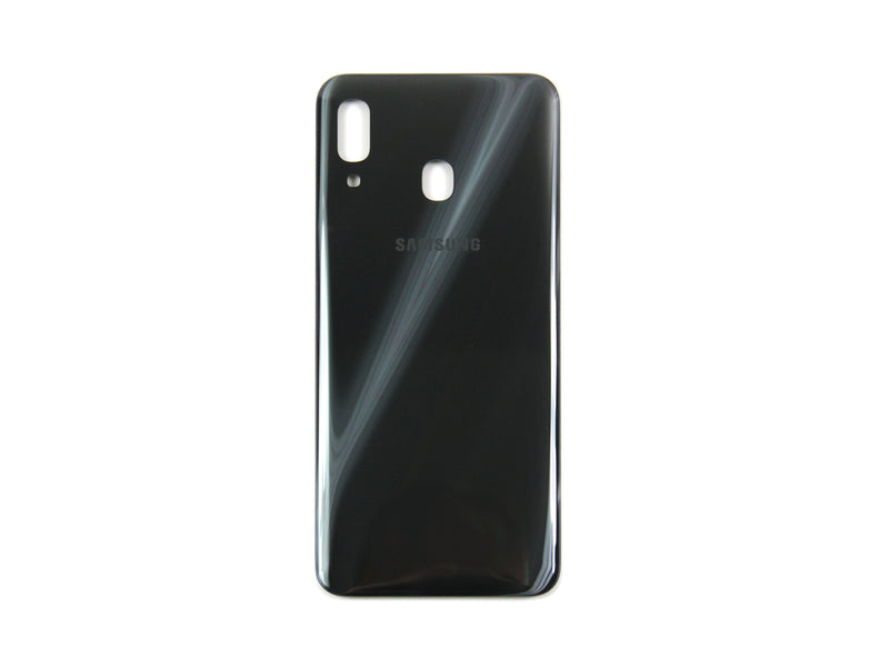 Coque arrière Samsung Galaxy A30 A305F sans objectif, noire, OEM