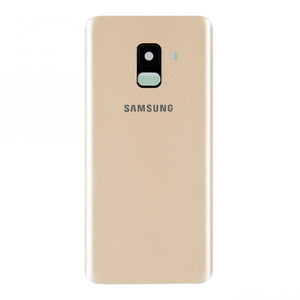 Coque arrière Samsung Galaxy A8 A530F (2018) avec objectif doré OEM