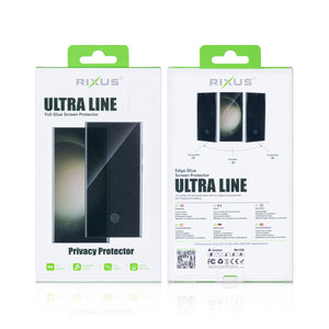 Rixus Privacy Ultra Line Verre trempé pour Samsung Galaxy S23 Ultra