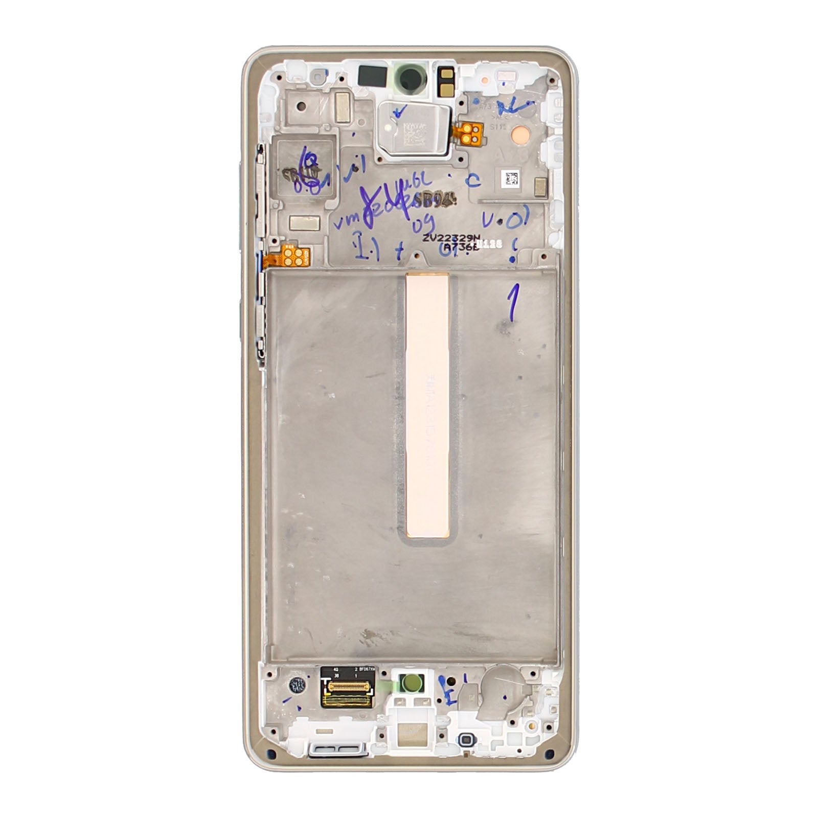 Samsung Galaxy A73 5G A736 Ecran et numériseur avec cadre Blanc Service Pack