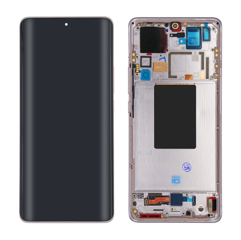 Écran et numériseur Xiaomi 12 Pro avec cadre violet Service Pack