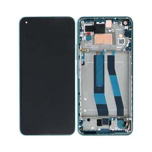Écran et numériseur Xiaomi Mi 11 Lite 5G NE avec cadre bleu bubblegum OEM