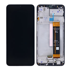 Samsung Galaxy M23 5G M236B Display And Digitizer With Frame Black (TM Flex) Service Pack