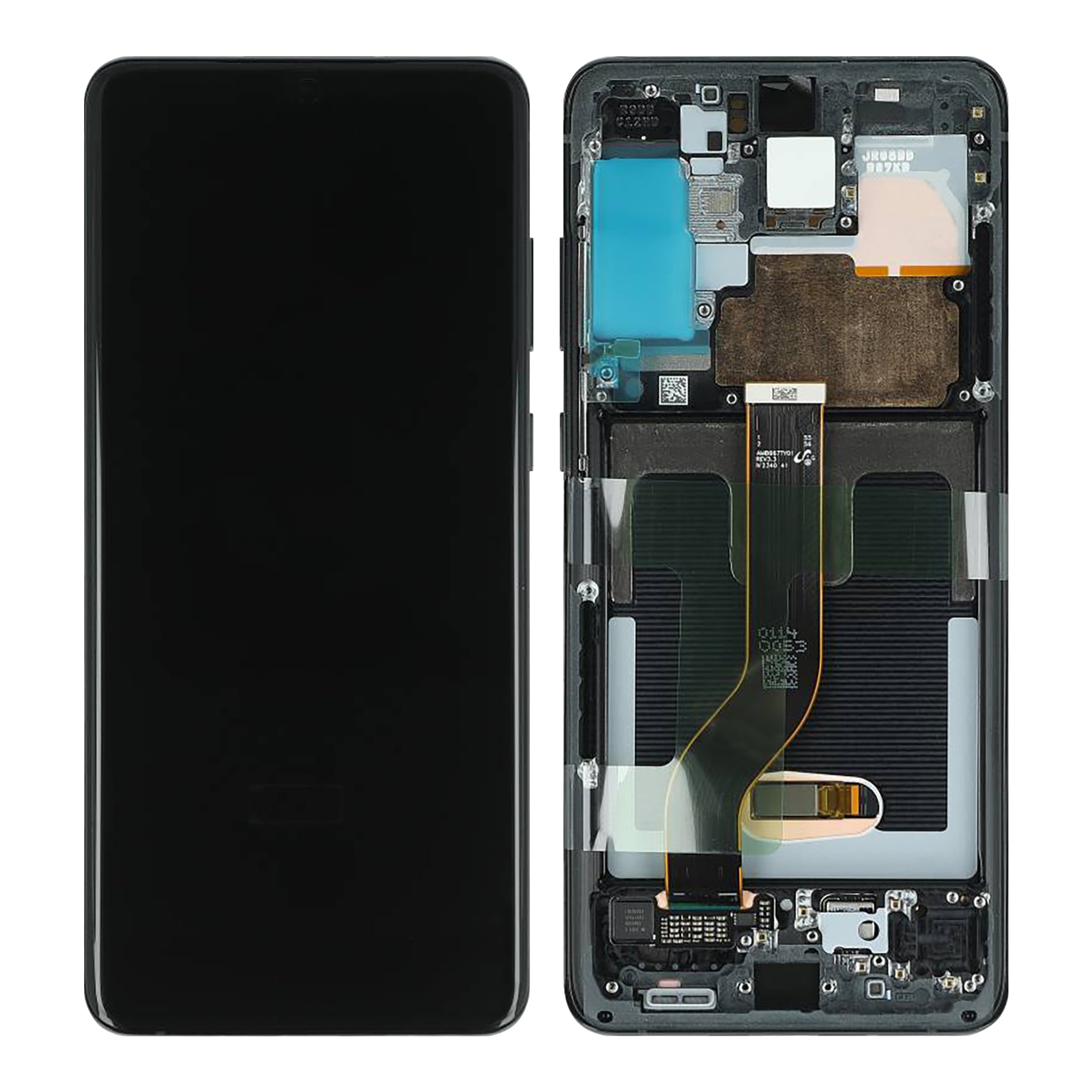Samsung Galaxy S20 Plus G985F, S20 Plus 5G G986F Écran et numériseur avec cadre Cosmic Black Service Pack
