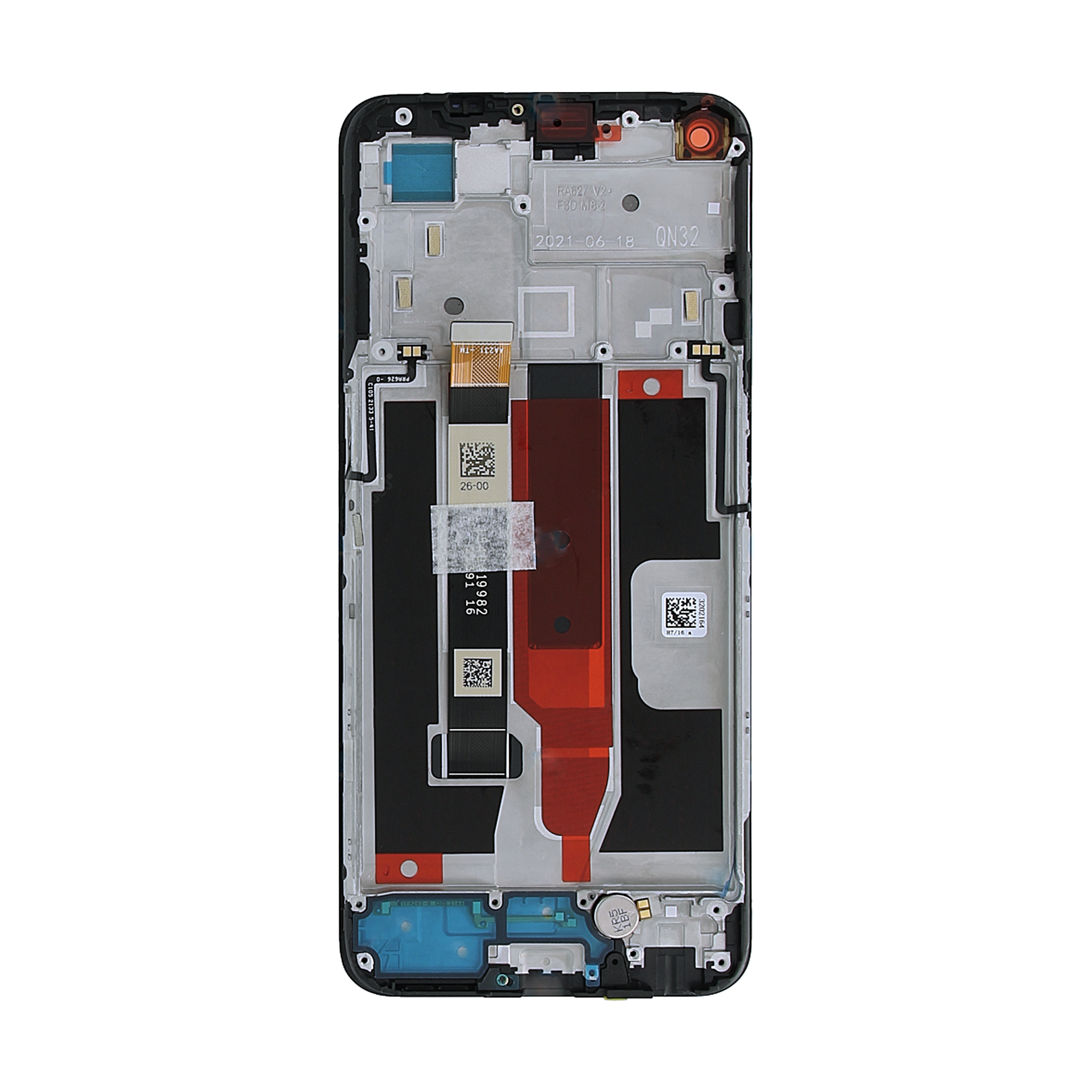 Realme 8 5G, Narzo 30 5G Écran et numériseur avec cadre bleu OEM