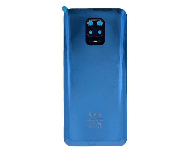 Coque arrière Xiaomi Redmi Note 9 Pro avec objectif gris interstellaire OEM