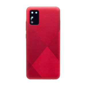 Coque arrière Samsung Galaxy A02s A025F avec objectif rouge OEM