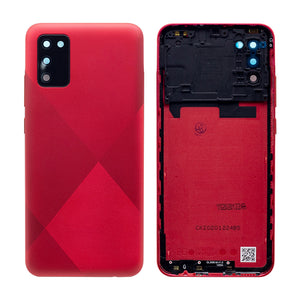 Coque arrière Samsung Galaxy A02s A025F avec objectif rouge OEM