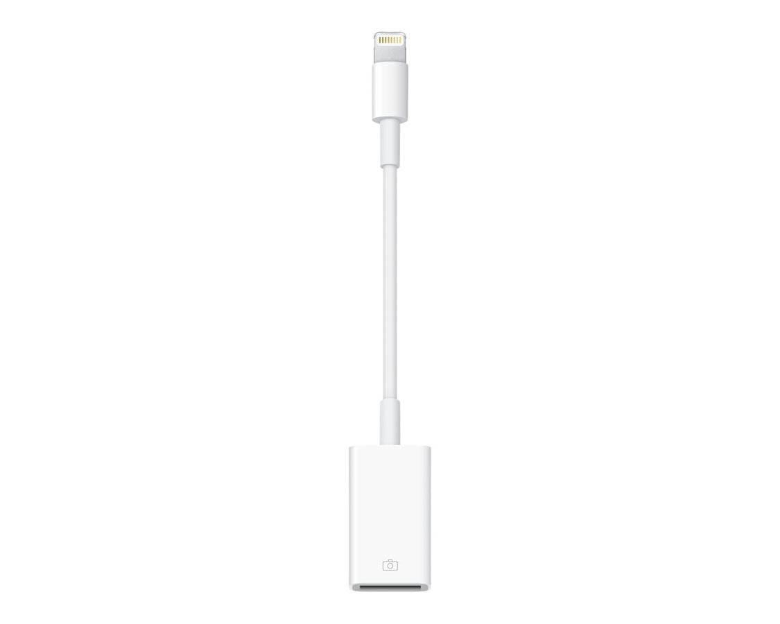 Adaptateur Apple MD821ZM/A Lightning vers USB-A femelle 15 cm blanc