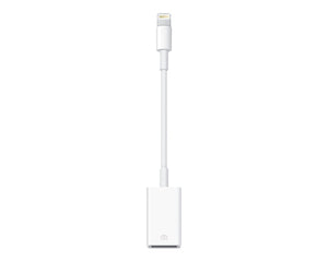 Adaptateur Apple MD821ZM/A Lightning vers USB-A femelle 15 cm blanc