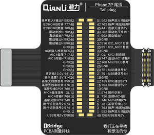 Kit de test de câbles PCBA QIANLI iBridge ToolPlus For Apple 7G/5.5