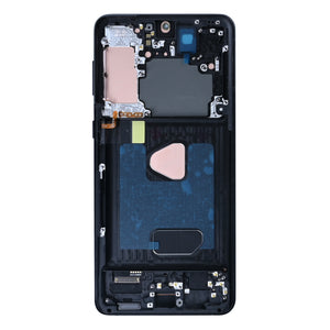 Écran et numériseur Samsung Galaxy S21 Plus 5G G996B avec cadre Phantom Black Soft-OLED