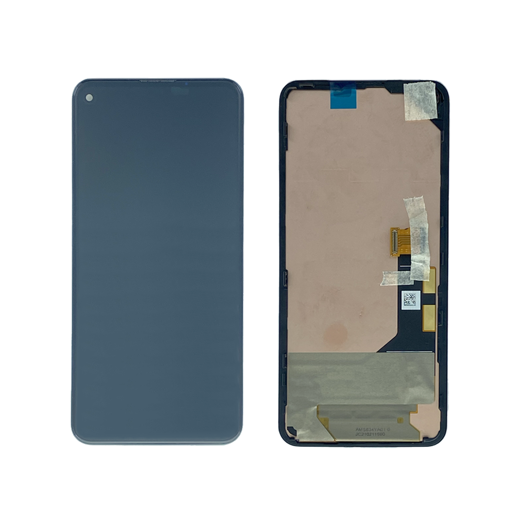 Google Pixel 5A 5G Écran et numériseur sans cadre Noir Service Pack