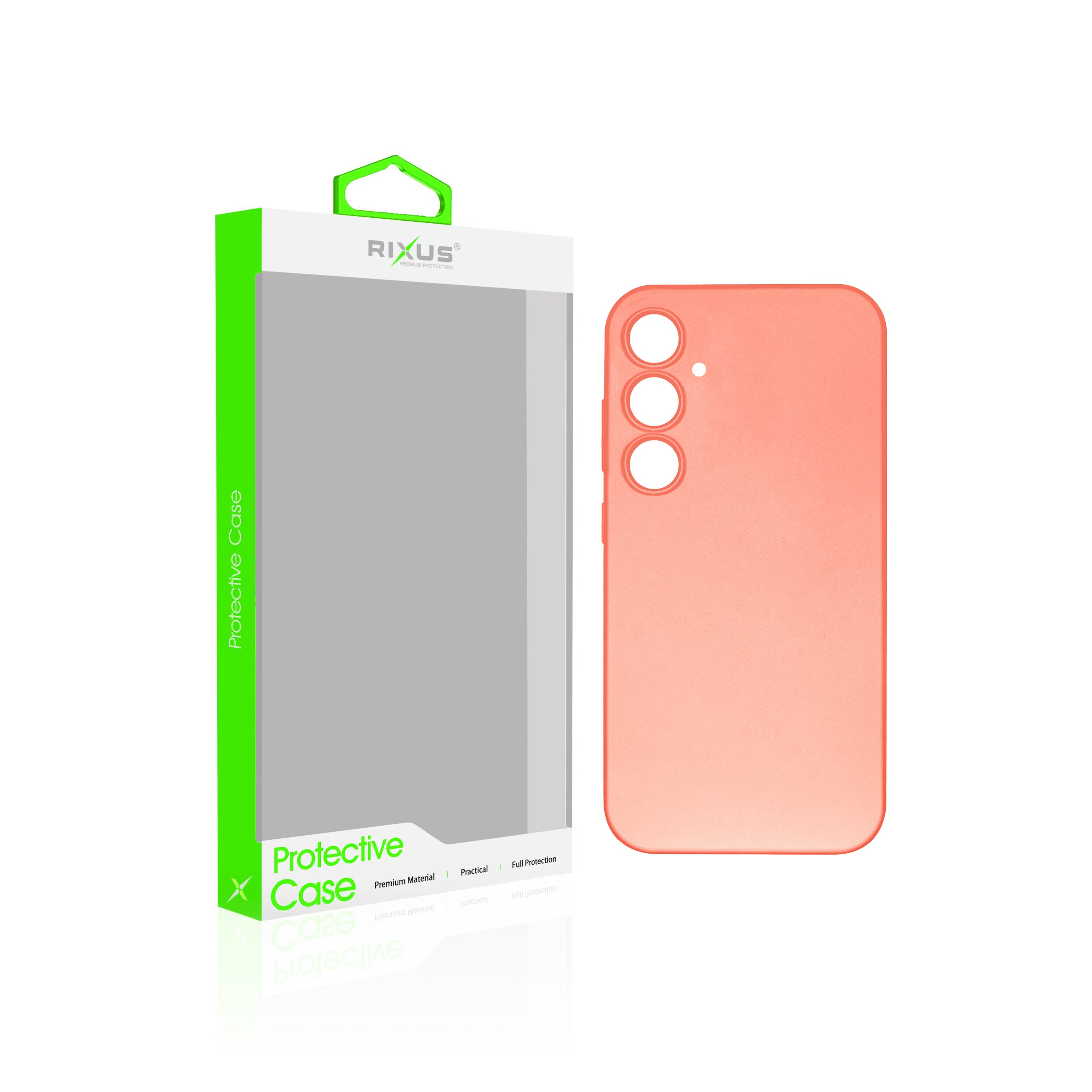 Rixus Soft TPU Phone Case With MagSafe Compatible For Samsung Galaxy S24 Plus Pink