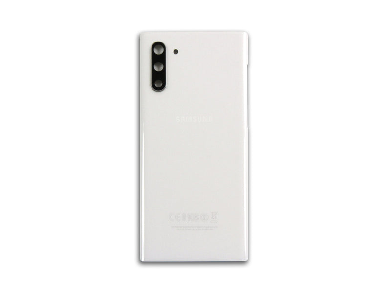 Coque arrière Samsung Galaxy Note 10 N970F avec lentille Aura White OEM