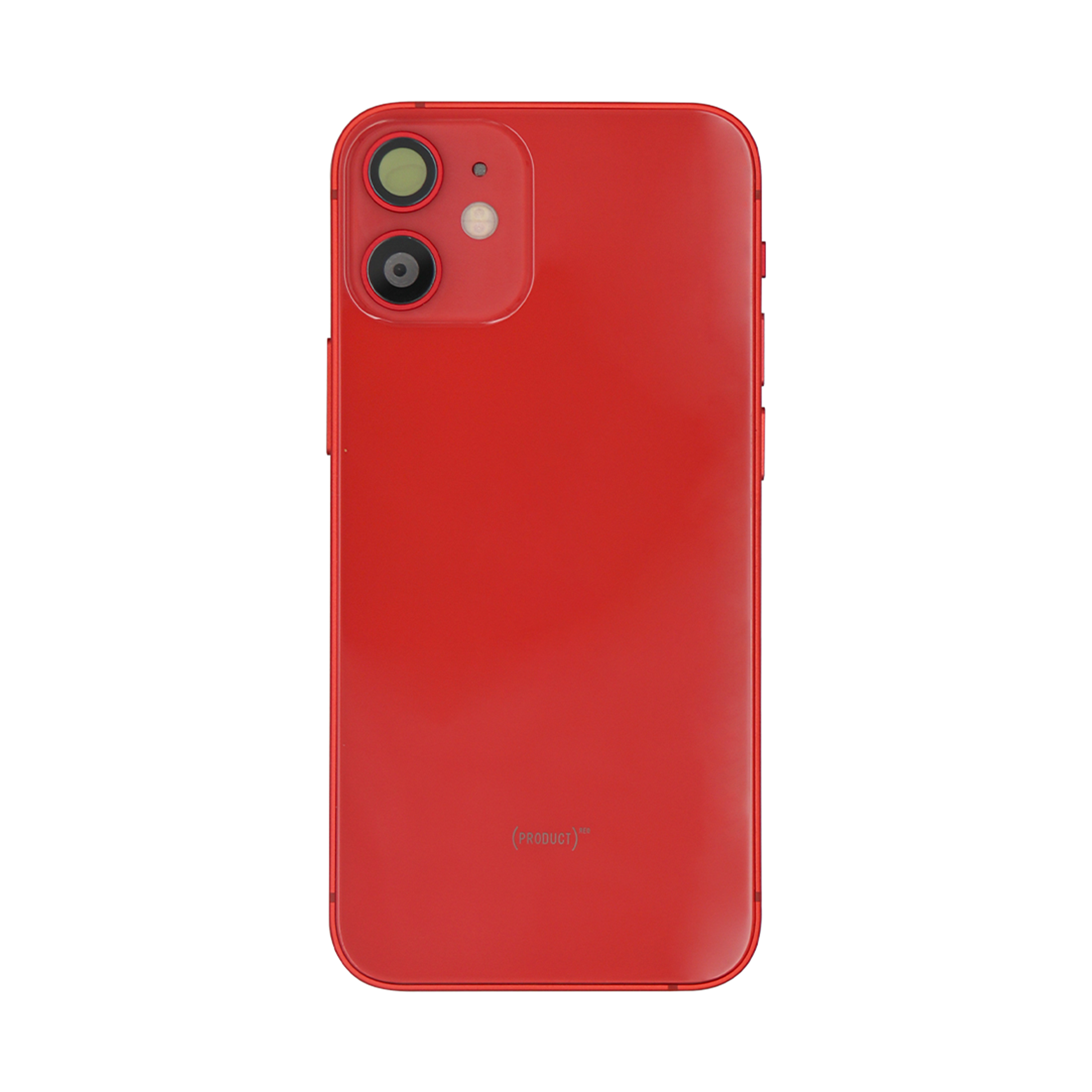 For Apple boîtier For Apple 12 Mini avec petites pièces, rouge, OEM