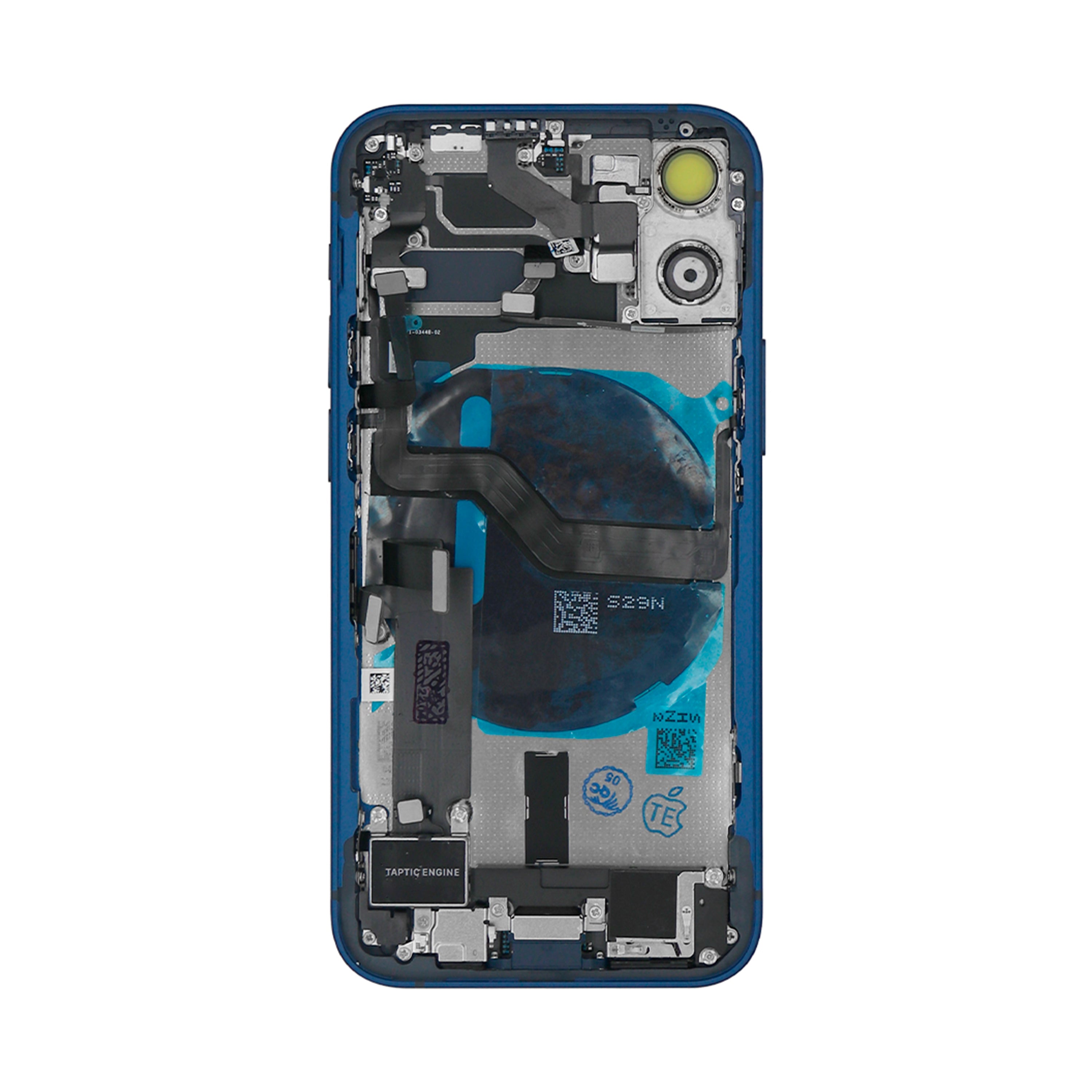 For Apple boîtier For Apple 12 Mini avec petites pièces, bleu, OEM